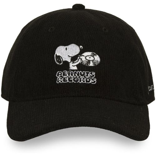 Casquette Casquette Dad cap velours avec broderie Peanuts Records - Capslab - Modalova
