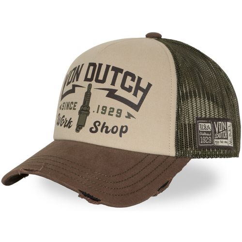 Casquette Casquette trucker filet effet usé avec print Crew Work Shop - Von Dutch - Modalova