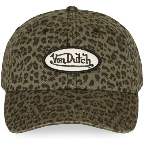 Casquette Casquette dad cap all over print léopard et écusson AOP - Von Dutch - Modalova