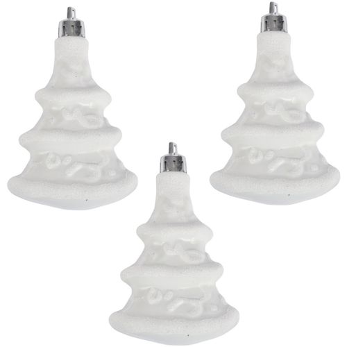 Décorations de noël Set de 3 suspensions sapins - U10 - Modalova
