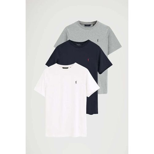 T-shirt PACK 3 - RIGBY GO TSHIRT SS IO N-W-GV - Polo Club - Modalova