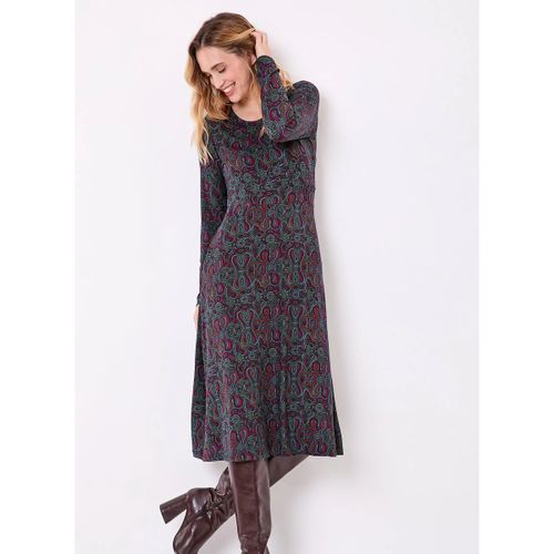 Robe Robe midi imprimée maille fluide BANY - La Fiancee Du Mekong - Modalova
