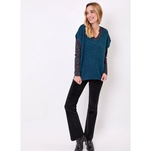 Sweat-shirt Pull tricot sans manche uni DAKILA - La Fiancee Du Mekong - Modalova