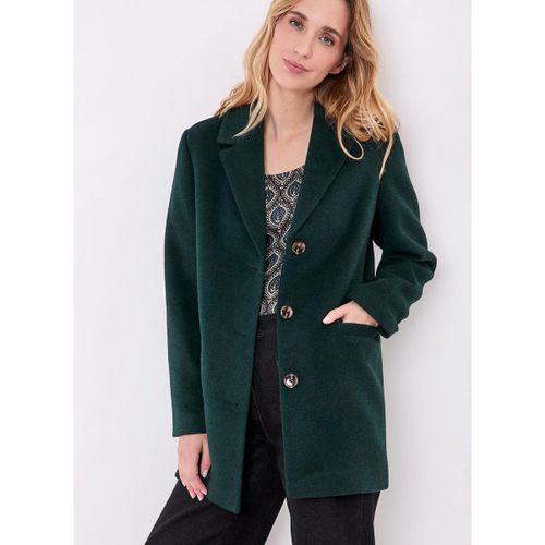 Manteau Manteau droit lainage uni AUDREY - La Fiancee Du Mekong - Modalova