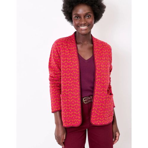 Gilet Gilet souple maille jacquard LEOTI - La Fiancee Du Mekong - Modalova