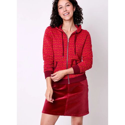 Sweatshirts à capuche Sweat zippé maille jacquard YUMI - La Fiancee Du Mekong - Modalova