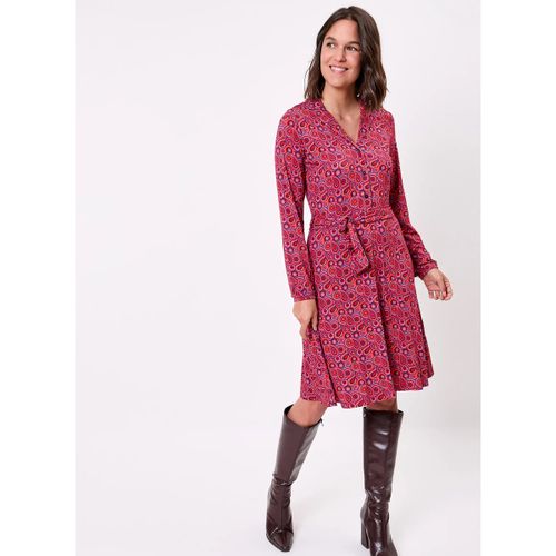 Robes midi Robe imprimée maille fluide ceinturée EZONE - La Fiancee Du Mekong - Modalova