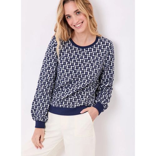 Sweatshirts Sweat col rond maille jacquard bio BASILIE - La Fiancee Du Mekong - Modalova