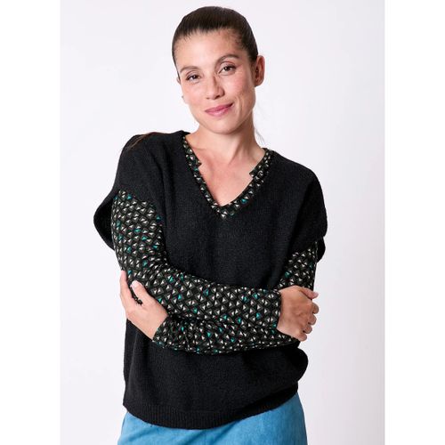 Sweat-shirt Pull tricot sans manche uni DAKILA - La Fiancee Du Mekong - Modalova