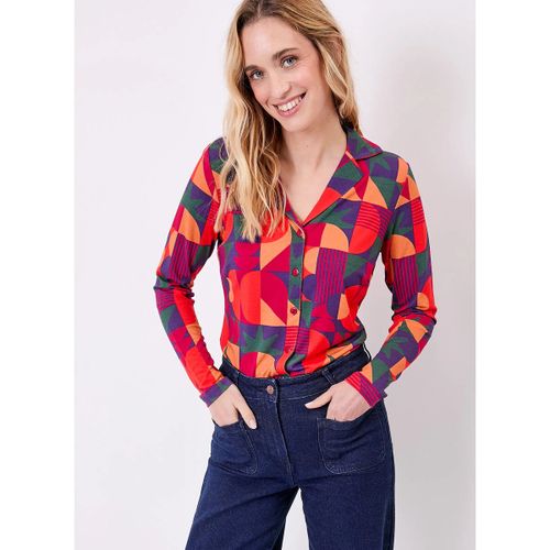Chemise Chemisier imprimé maille fluide CELIA - La Fiancee Du Mekong - Modalova