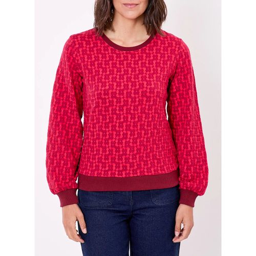 Sweatshirts Sweat col rond maille jacquard bio BASILIE - La Fiancee Du Mekong - Modalova