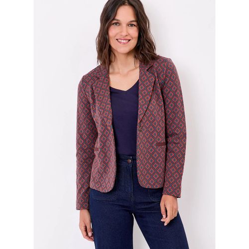 Veste Blazer souple en maille jacquard bio ANATOLIE - La Fiancee Du Mekong - Modalova
