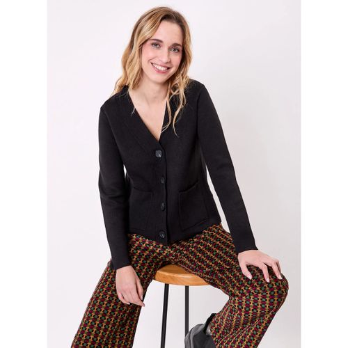 Gilet Gilet boutonné maille compacte MULADI - La Fiancee Du Mekong - Modalova