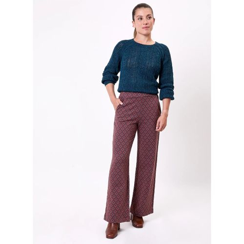 Pantalon Pantalon ample maille jaquard bio PALMERO - La Fiancee Du Mekong - Modalova