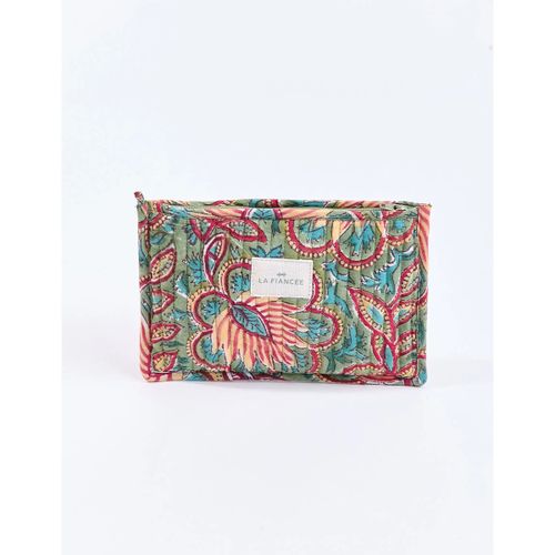 Trousse Petite pochette matelassée coton LISETTE - La Fiancee Du Mekong - Modalova
