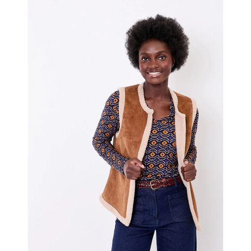 Gilets de costume Gilet long sherpa sans manche réversible RISIA - La Fiancee Du Mekong - Modalova