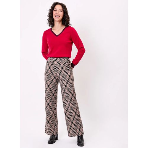 Pantalons large Pantalon ample maille jaquard recyclée PALMERO - La Fiancee Du Mekong - Modalova