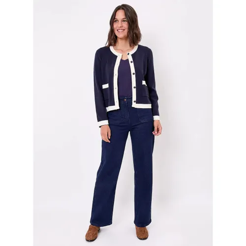 Gilet Veste gilet maille compacte ADONIE - La Fiancee Du Mekong - Modalova