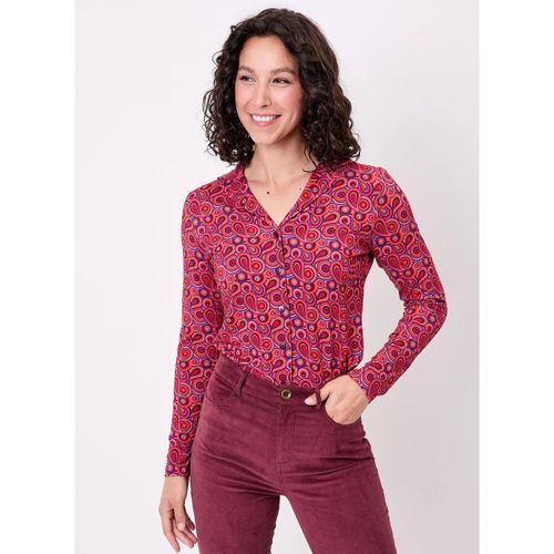 Chemise Chemisier imprimé maille fluide CELIA - La Fiancee Du Mekong - Modalova
