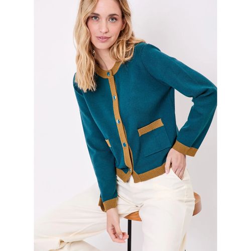 Gilet Veste gilet maille compacte ADONIE - La Fiancee Du Mekong - Modalova