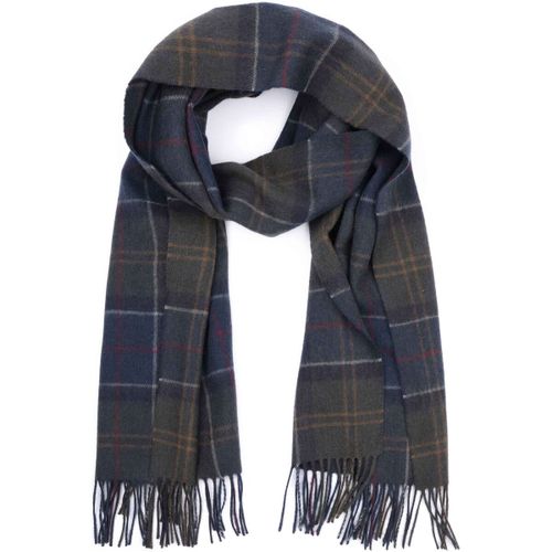 Echarpe Foulard Braden Laine Classic Tartan Vert - Barbour - Modalova