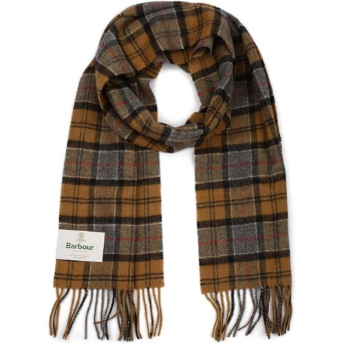 Echarpe Écharpe Tartan Lambswool Marron Clair - Barbour - Modalova