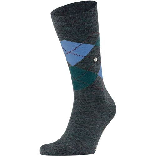 Socquettes Laine Edinburgh Mélange Petrol 7400 - Burlington - Modalova