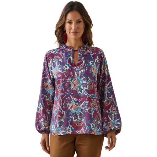 Tunique Daxon Blouse col volanté - Daxon - Modalova