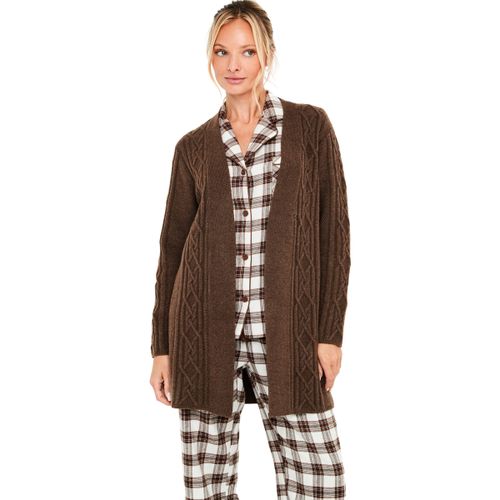 Gilet Veste cardigan ouvert maille torsadée PC2 - Selmark - Modalova