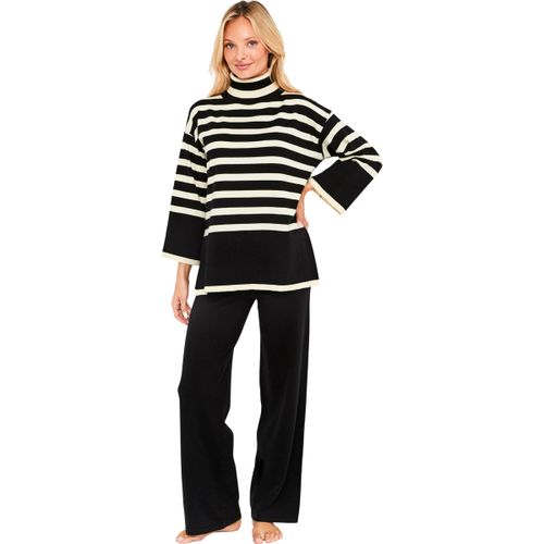 Ensembles de pyjama Pyjama pantalon évasé top manches longues Graphic City - Selmark - Modalova
