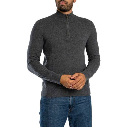 Pull Pull Ess LW en laine mélangée à demi-zip - Superdry - Modalova