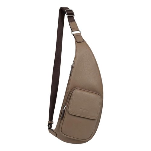 Sac banane Sacoche asymetrique Ref 1820357 Taupe 20*45*2 cm - Hexagona - Modalova