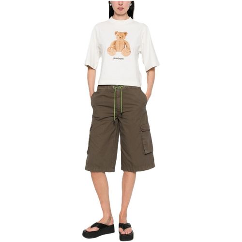 T-shirt pwaa079s26jer006-off_white - Palm Angels - Modalova