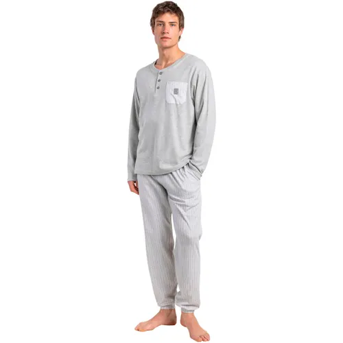 Ensembles de pyjama Pyjama pantalon polo manches longues Heritage - Admas - Modalova