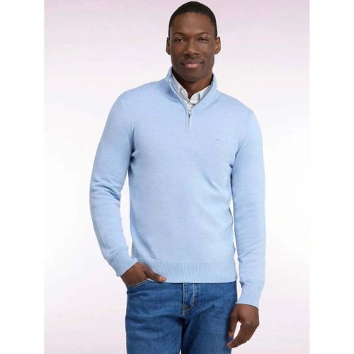 Sweat-shirt Pull camionneur bleu en laine - Eden Park - Modalova