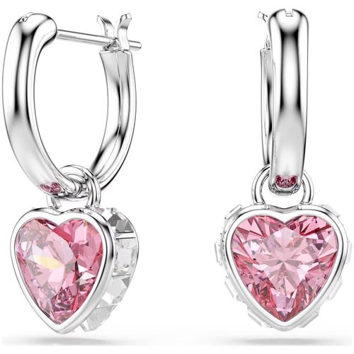 Boucles oreilles Boucles d'oreilles Chroma coeurs roses - Swarovski - Modalova