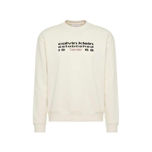 Pull Calvin Klein Jeans Terry Stckd - Calvin Klein Jeans - Modalova