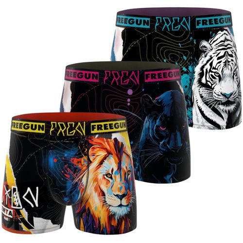 Boxers Lot de 3 boxers junior collection Pop Art Animals - Freegun - Modalova