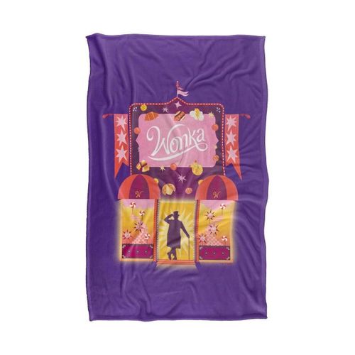 Couvertures 147 cm x 91 cm TV37694 - Willy Wonka & The Chocolate Fact - Modalova