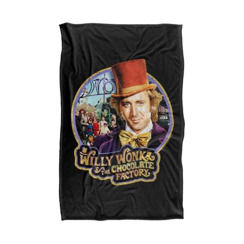 Plaids, jetés 147 cm x 91 cm TV38411 - Willy Wonka & The Chocolate Fact - Modalova