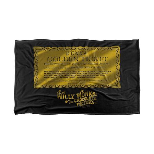 Couvertures 91 cm x 147 cm TV38477 - Willy Wonka & The Chocolate Fact - Modalova