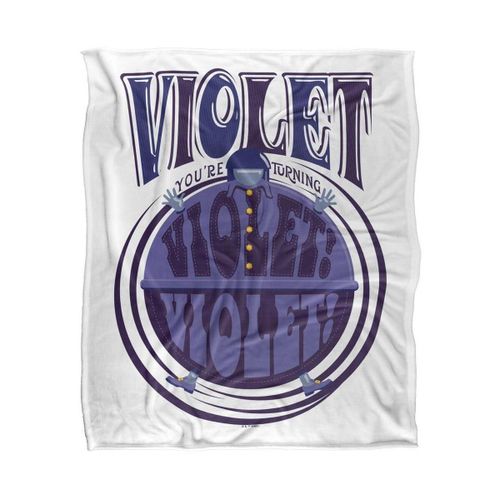 Plaids, jetés 147 cm x 91 cm TV39620 - Willy Wonka & The Chocolate Fact - Modalova