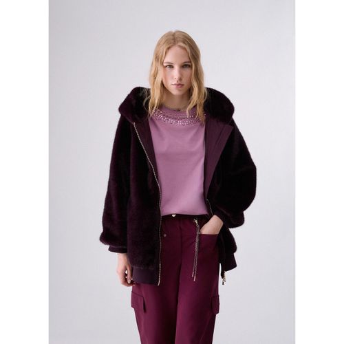 Veste Blouson oversize en teddy - Liu Jo - Modalova