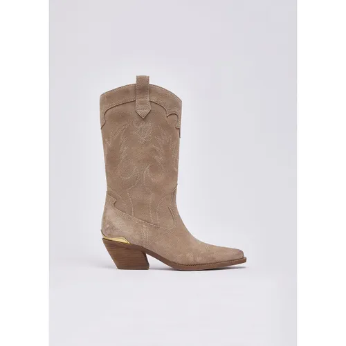Bottes Bottes western en daim - Liu Jo - Modalova