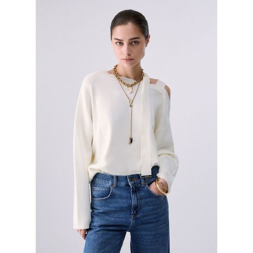 Pull Liu Jo Maille avec nœud - Liu Jo - Modalova