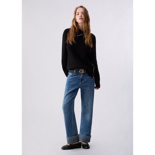 Jeans Jean droit avec micro strass - Liu Jo - Modalova