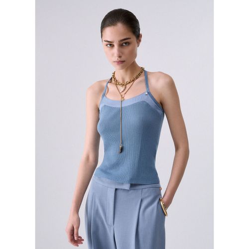 Blouses Top en maille avec croisé - Liu Jo - Modalova