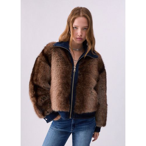 Veste Blouson en fausse fourrure - Liu Jo - Modalova
