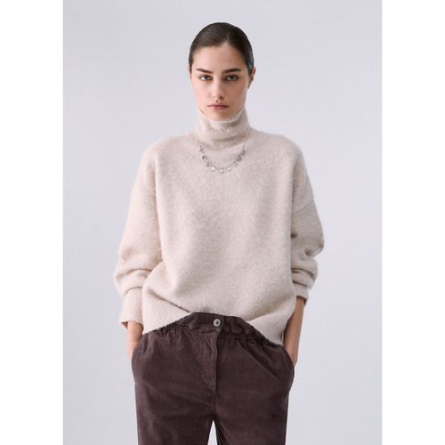 Pull Pull col roulé en laine brossée - Liu Jo - Modalova