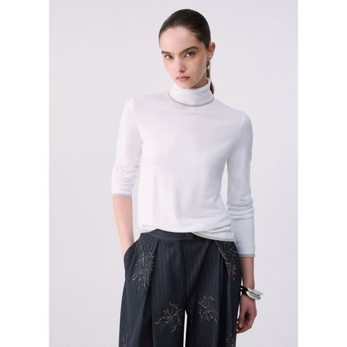 Pull Pull col roulé avec profili Lurex® - Liu Jo - Modalova